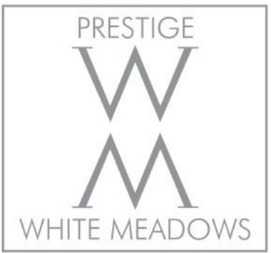 Prestige White Meadows Logo