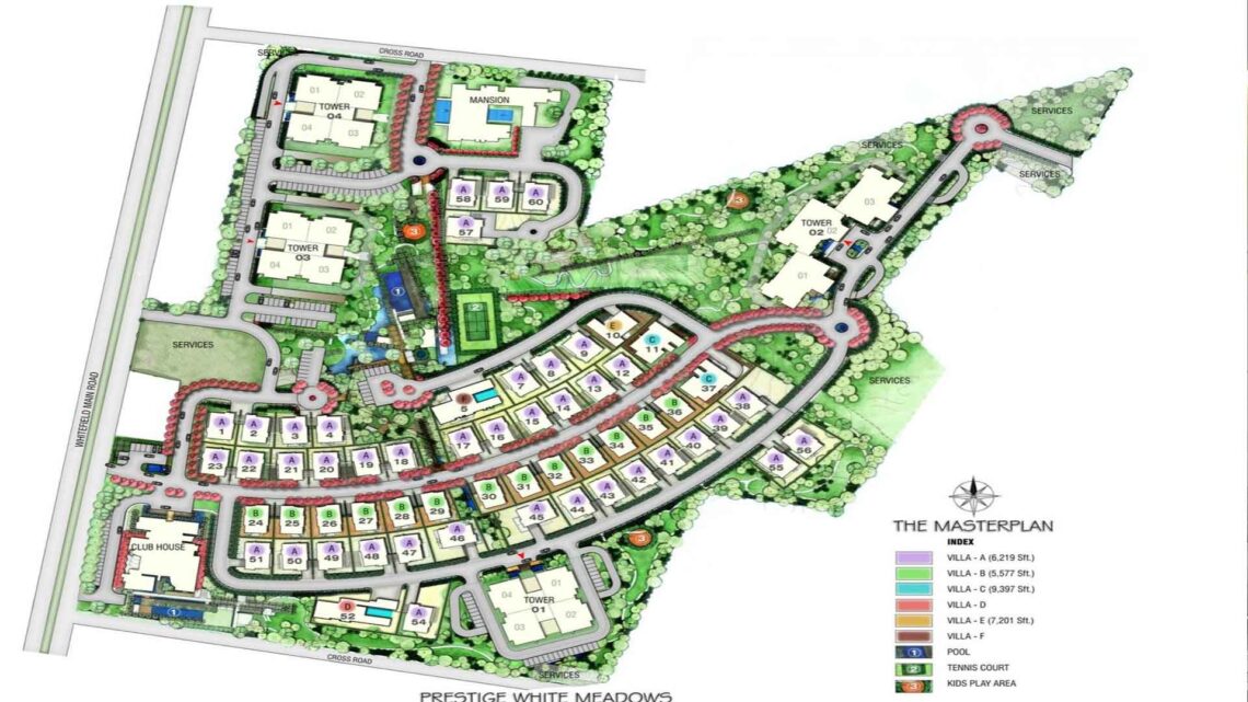 Master plan of Prestige White Meadows